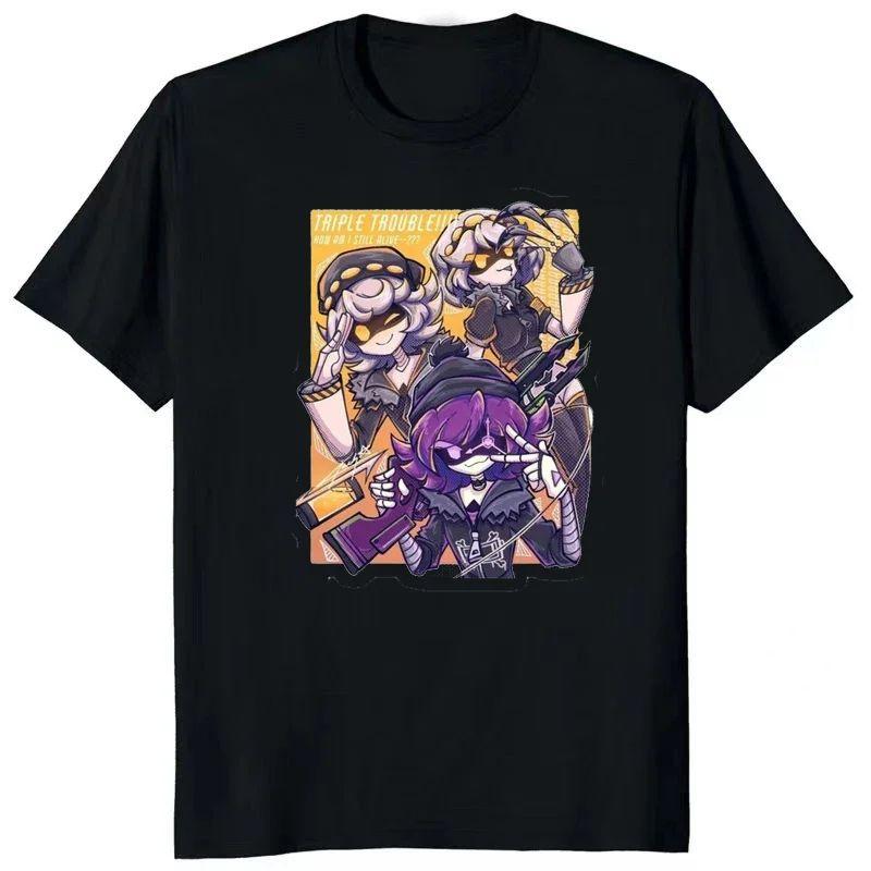 Y2K Anime Tops Murder Drones Cartoon Polyester TShirt Humor Leisure Tee T Shirt Novelty Trendy Graphic Oversized T Shirts Unisex