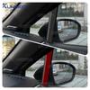 For Renault Clio 5 MK5 2020 2021 2022 2023 2024 2025 Real Soft Carbon Fiber Sticker LHD RHD Car A-pillar Decor Strip Trim