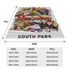 Southes Cartoon Parks RPG Game Knitted Blankets Fleece Cute Funny Warm Throw Blankets for Airplane Travel Bed Rug Piece