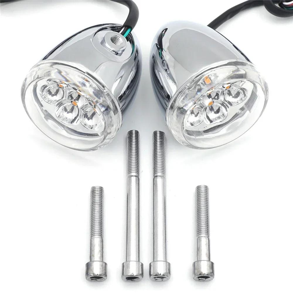 Turn Signal Light Indicator Rear For Harley Davidson Sportster XL883 XL1200 FXD FXS Motorcycle Parts