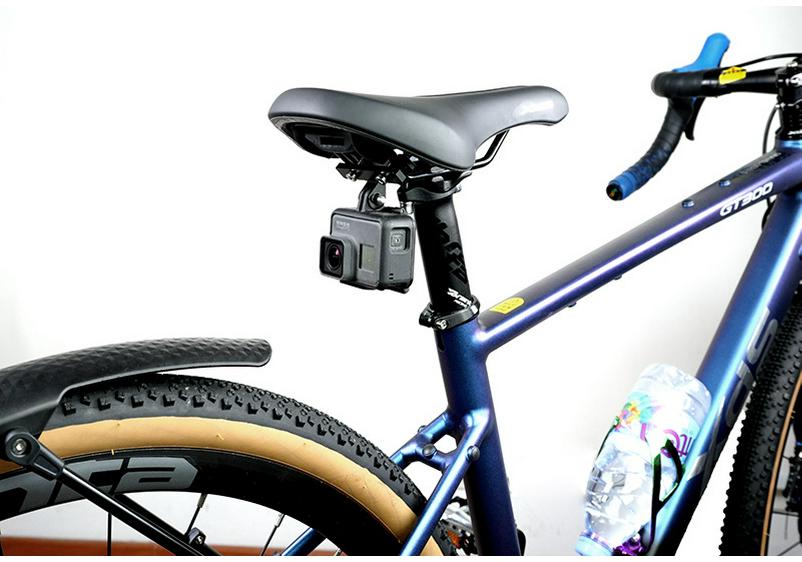 Aluminum Alloy Bracket for Wahoo & Garmin Taillight with Plastic Dial