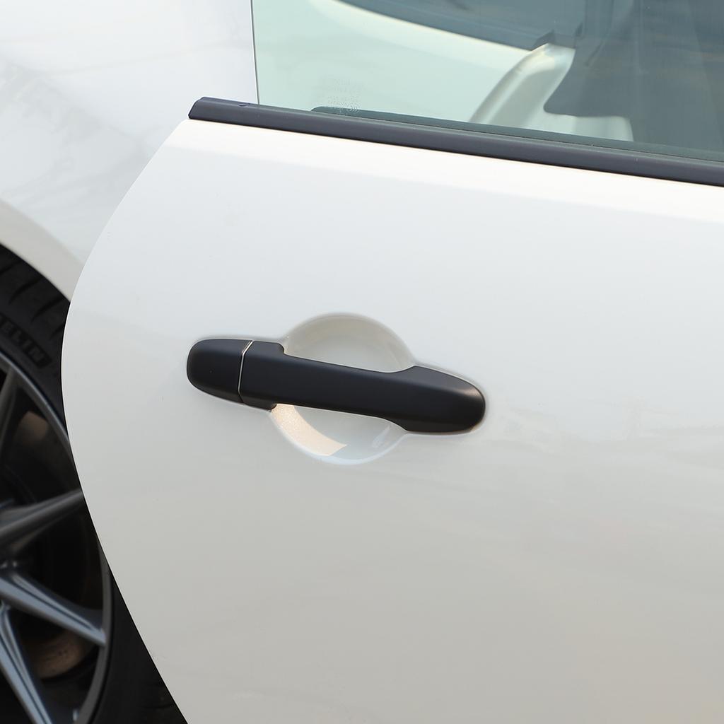 Dla Subaru BRZ dla Toyota 86 2012-2022 ABS matowy/włókno węglowe/piano czarny zewnętrzna osłona klamki samochodu naklejka wykończeniowa samochodu