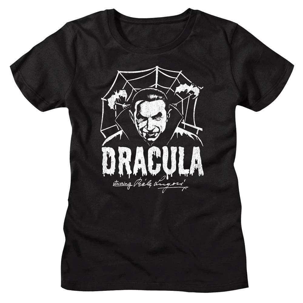 Bela Lugosi Dracula Spiders Web Women s T Shirt M