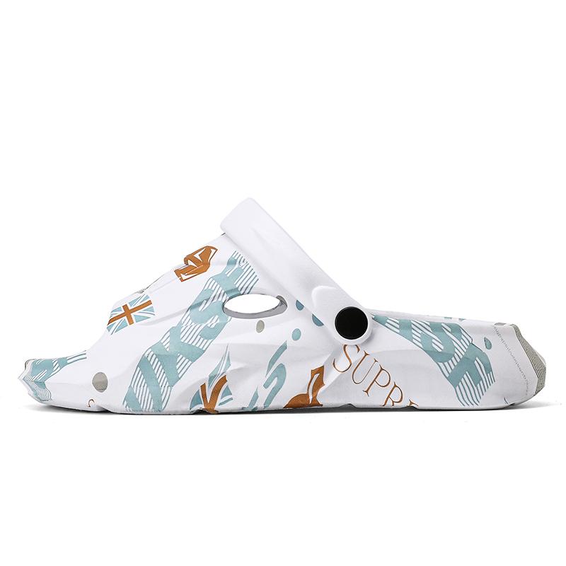 Fashion Men Slides Male Summer Shoes Outside Thick Sole Comfortable Home Men Slippers Outdoor Unisex Massage Shoes Hot Sale