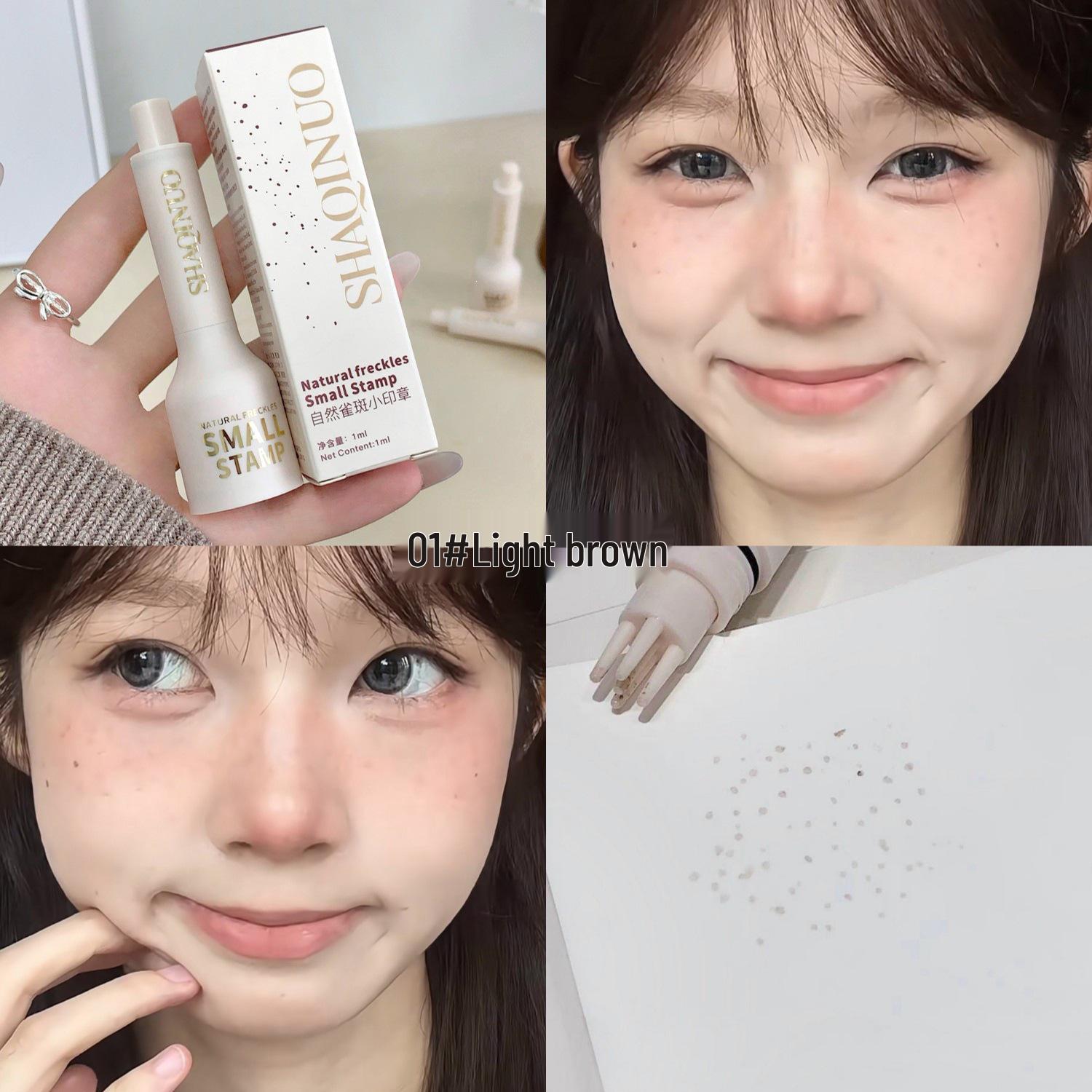 SHAQINUO Natural Freckle Pen – Long-lasting Stamp for Small Freckles