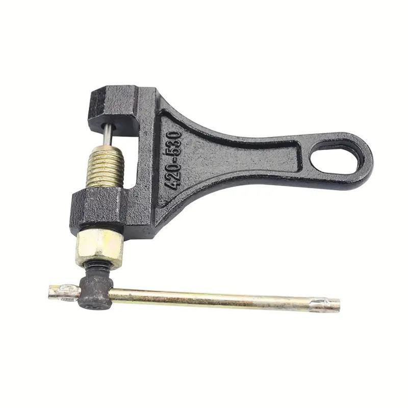 Versatile Chain Breaker All-Terrain Vehicle Universal Chain Breaker Tool Durable Steel 420-530 Chain Easy DIY Repair Motorcycle