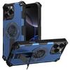 For iPhone 16 Pro Magnetic Case Kickstand TPU+PC Drop Defend Phone Cover