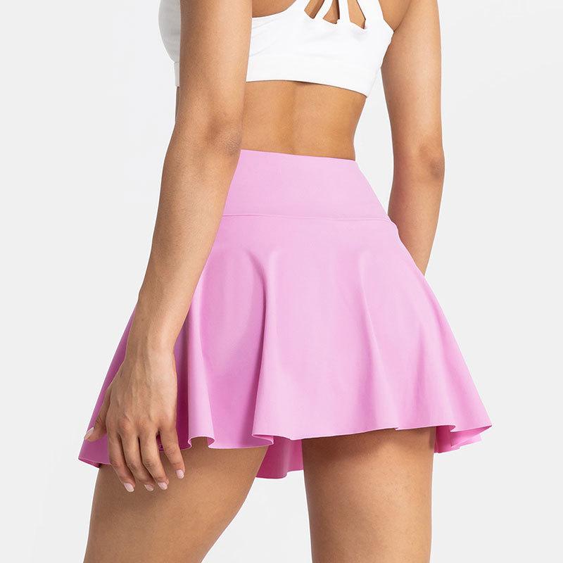 High-Waisted Quick-Dry Skort with Pocket for Yoga, Running & Tennis