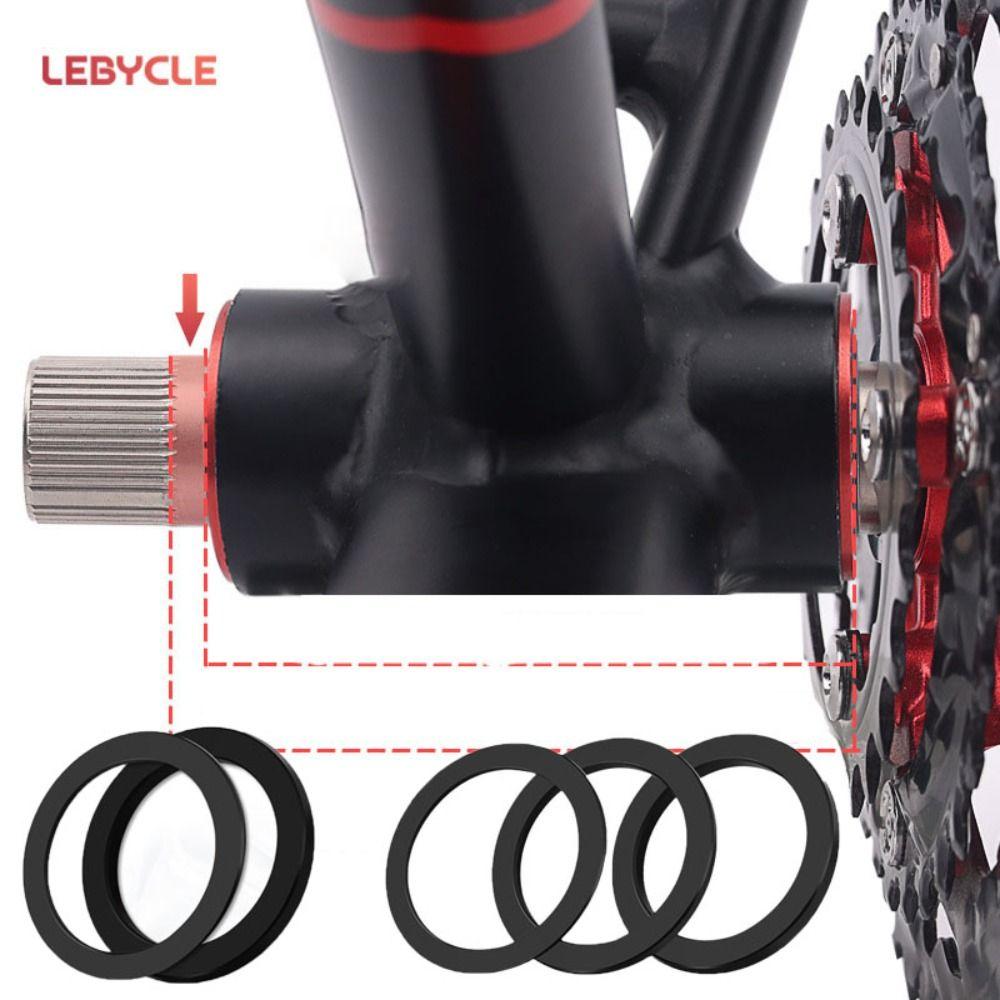 

Черные шайбы для шатунов велосипеда, крышка кривошипа из алюминиевого сплава, аксессуары для велосипеда