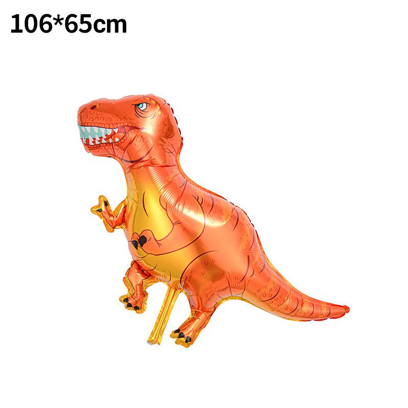 Cartoon Animal Tyrannosaurus Rex Dinosaur Balloon Children'S Cartoon Q Version Birthday Forest Theme Party Decoration