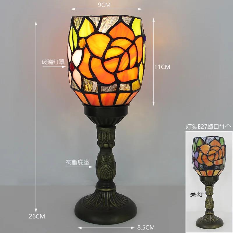 EU /AU /UK /US Plug Mini Retro European-style Bedside Table Lamp for Bedroom Dining Room Study Bar and Coffee Shop