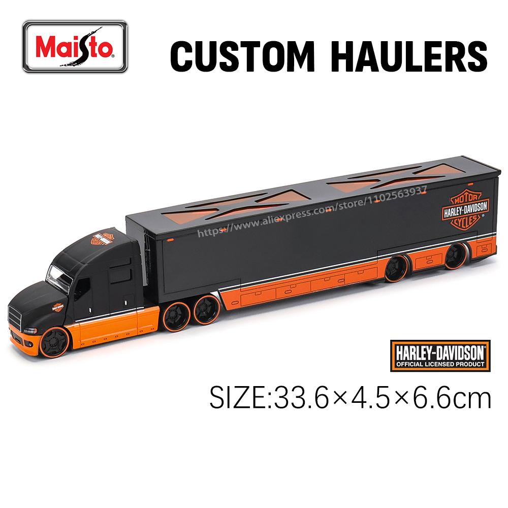 Maisto 1:64 MACK Anthem LoneStar UP Transport Casting Manufacturing Trailer Model Simulation Model Alloy Car Collection