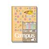 Showa Note Campus Dotted B 414729002 Pokémon Notebook, Ruled, Ruled, 5-Pack,