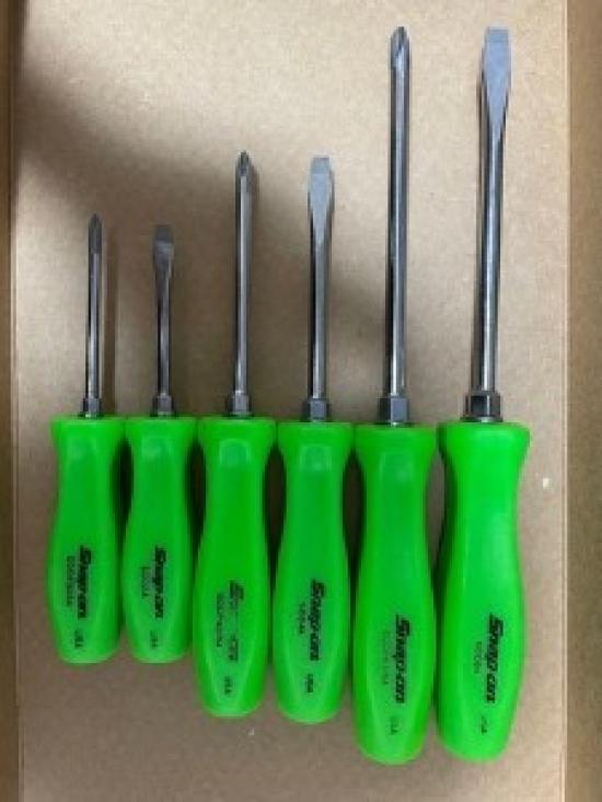 

Snap On Screwdriver set, 6 pcs. green Near Mint