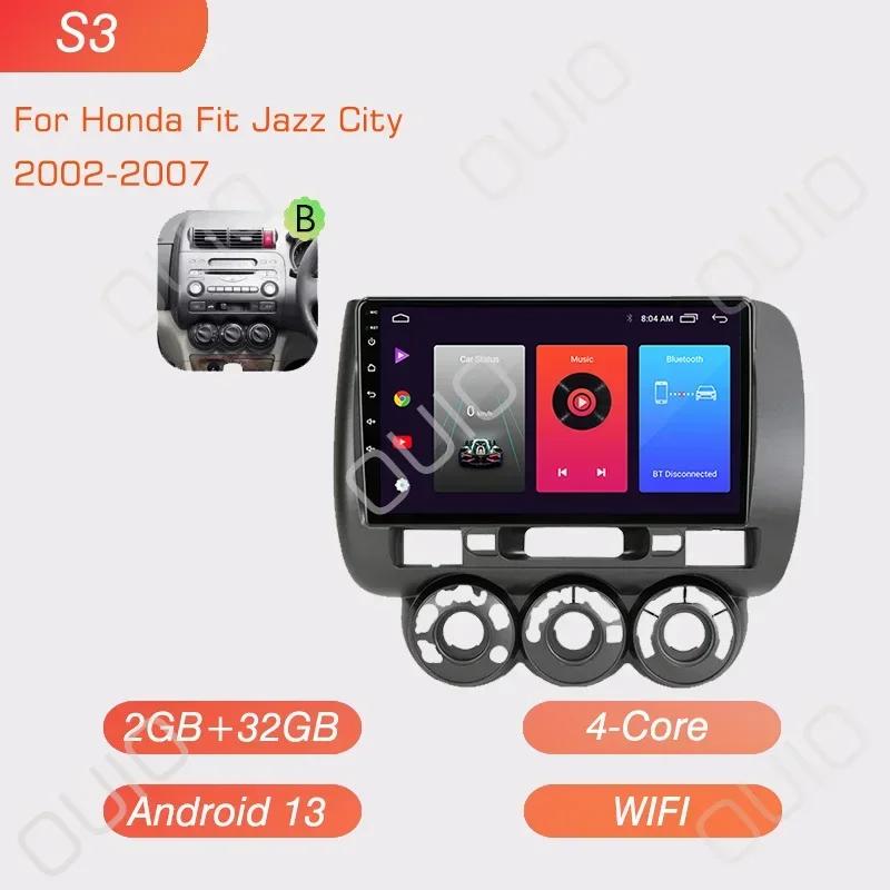 

8 ГБ+128 ГБ Android 13 радио для Honda Fit Jazz City 2002 2003-2007 Автомагнитола Мультимедийный плеер Carplay Auto GPS Навигация 2DIN