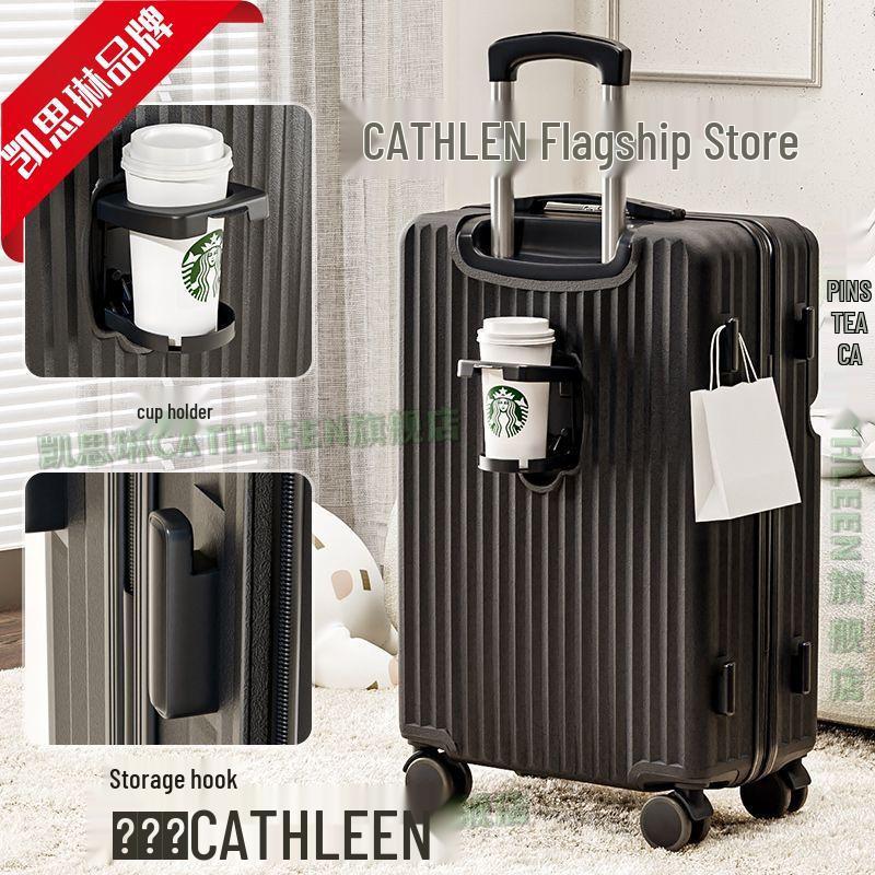 Large Capacity Student Travel Suitcase with Universal Wheels and Combination Lock