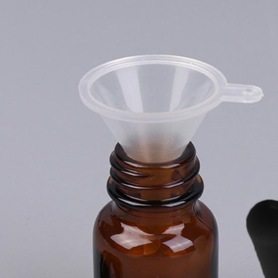 Yousheng 1 Set Essential Oil Inhaler Cap Leak-Proof Empty Essential Oil Perfume Dispenser Bottle Container Double Hole Sniffing Bottle Cap Funnel