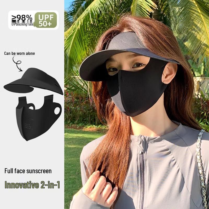 

Women s Ice Silk Sun Protection Visor Hat One Size