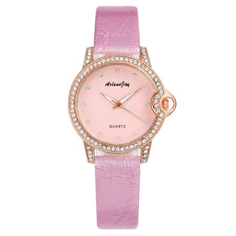 Diamond-encrusted fashion women's watch women's watch quartz watch belt watch one piece