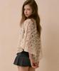 VIKINI VENDER Roa Scallop Crochet Cape Cover-Up - Beige
