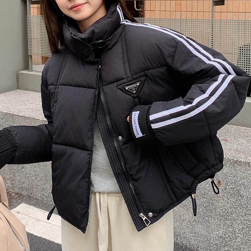 Mode Winter Kurzmäntel Damen Parkas Locker Damenjacken Dick Warm Übergroß Oberbekleidung