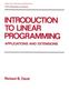 Het Boek Introduction To Linear Programming : Applications and Extensions