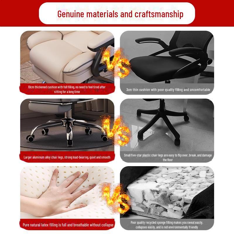 Ergonomic Gaming and Office Chair with Lumbar Support, Swivel Base, and Comfortable Backrest for Home or Dormitory Use.