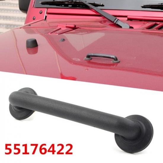 Black Hood Hold Down Bracket For Jeep TJ 1997-2006 JK Wrangler 2007-18 55176422