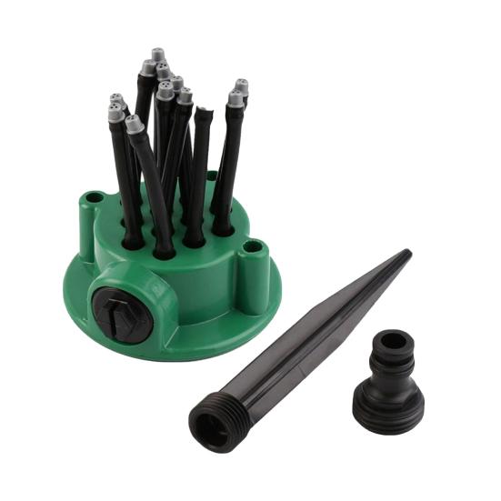 360-Degree Lawn Sprinkler Multi-Directional Garden Hose Sprinkler Yard Sprinkler Multi-arm with Flexible Spray 1pc