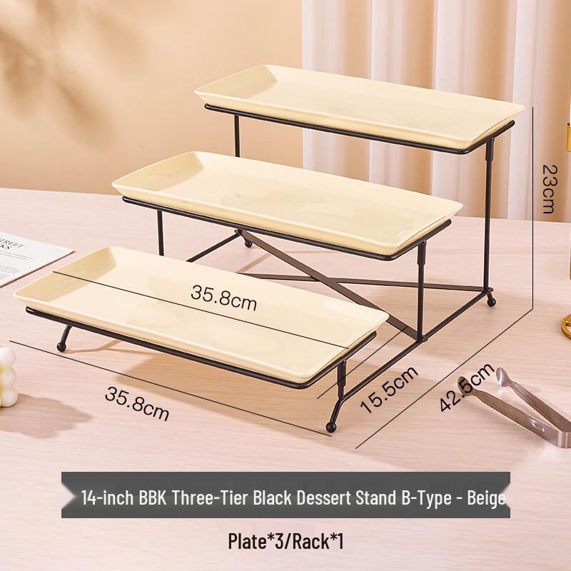 Three-Tier Dessert & Snack Display Stand