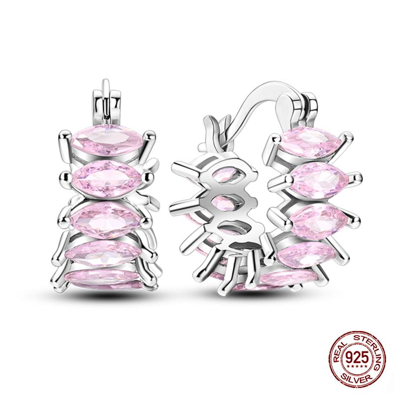 Boucles d'oreilles en argent sterling 925 pour femmes, pendentifs colorés en forme d'étoile, de papillon et d'œil du diable, bijoux de fête élégants