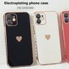 Coque de Protection - PROSHOP - iPhone 12 Pro - Blanc - Motif Cœur Luxe - Lot 2 Verres Trempés