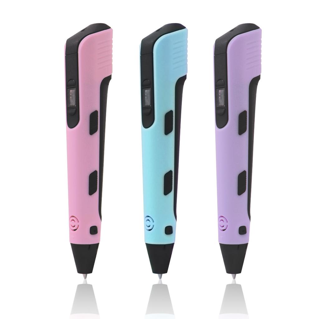 New Smart 3D Printing Pen Children S DIY Painting Toys Lcd Screen Display 9 Meter Pla Filaments Niche Holiday Creative Gifts