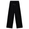 Qiusui Yiren Velvet Straight-Leg Commuter Pants