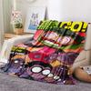 1PC Teen Titans Print FlAannel Blanket, High quality Comfortable for All Seasons, Home Decor, Warmth and Comfort