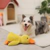Dog Calming Plush Toy Multifunction Sound Making Duck Toy for Dog Interactive Entertainment Activities