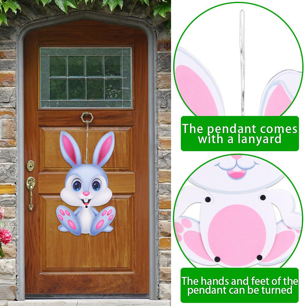 Whimsical And Charming Easter Bunny Hanging Decoration For Joyful Celebrations