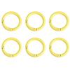 2/5/10Pcs Alloy Spray Painted Open Ring Spring Buckle Clasps For Key Bag Accessories