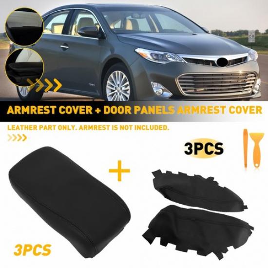 For 2013-2018 Toyota Avalon Console Lid Armrest Door Panel Cover Trim Black EXV