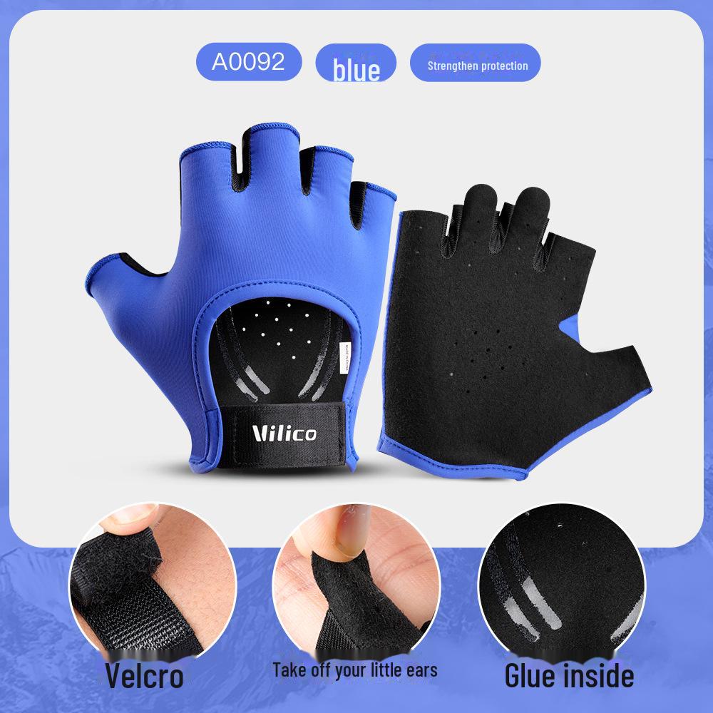 Vilico Lulu Summer Fitness Half-Finger Yoga Gloves: Non-Slip, Wear-Resistant, Anti-Callousing