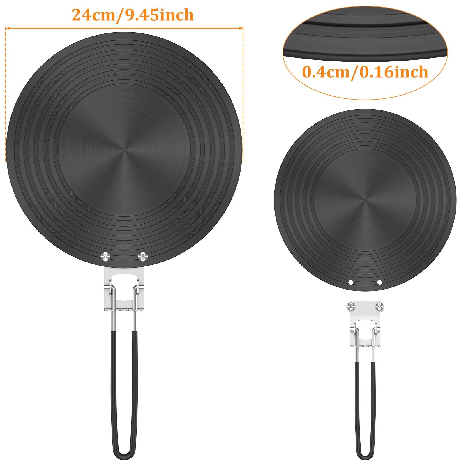 

Aluminum Alloy Heat Diffuser Plate Food Defrosting Tray Kitchen Flame Guard Simmer Plates Double Sided Non Slip Converter Plate