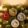 6Pcs Glitter Christmas Ball Ornaments Hanging Xmas Tree Decoration Balls  Holiday Home Decoration