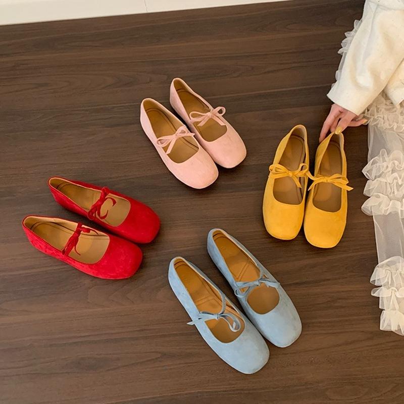 Spring Autumn Women Flats Round Toe Shallow Slip On Ladies Casual Ballet Shoes Eelgant Dress Shoes