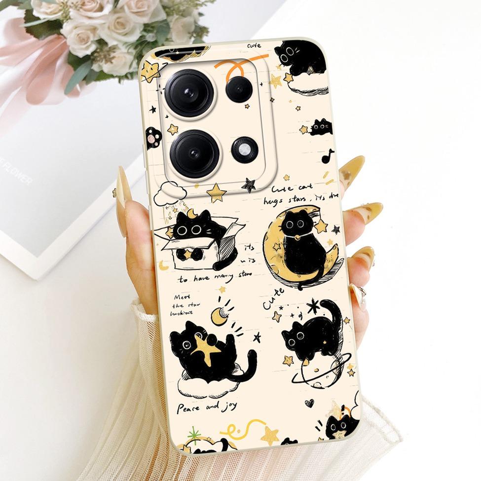 Phone Casing For Redmi Note 14S Cover Fashion Cartoon Cute Funny Painted Silicone Case 2502FRA65G