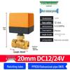 220V DN15 Měděný závitový elektrický kulový ventil pro regulaci vody