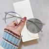 Fashion Retro Trendy Photochromic Glasses Men Women Blue Light Blocking Myopia Glasses Unisex Smart Discoloration Eyewear 0-1.0-4.0