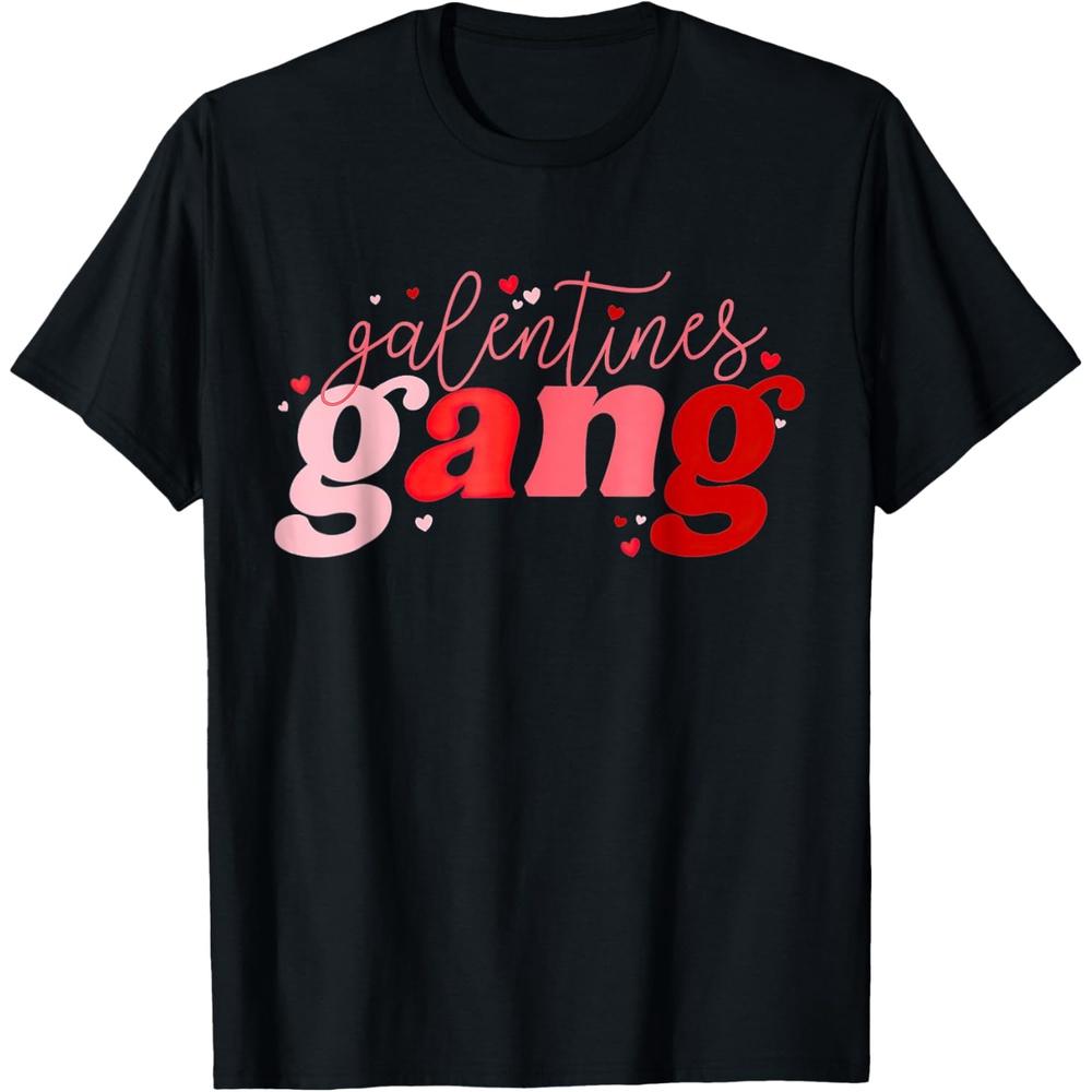 Valentine s Day Galentines Gang T-Shirt M чёрный