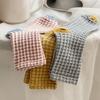 5Pairs Patchwork Checkered Cotton Socks Elastic Grids Socks Cozy Women Tube Sock  Gift