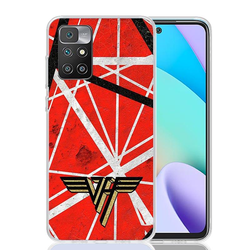 Eddie Van Halen Graphic Guitar Case Phone Cover for Xiaomi Redmi 13 13C 14C 12 12C 10 10C 10A 9 9C 9A 9T 8 8A 7 7A 6 Pro 6A K70