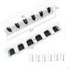 Fishing Pole Holder 6 Poles Wall Mount Lightweight Accessories EVA Foam Grip Easy Setup Travel for